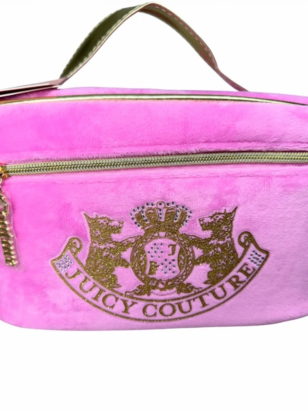Juicy Couture Velour Travel Cosmetic Bag